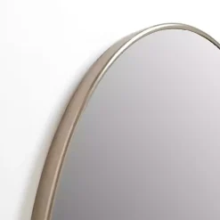 Champagne Nouveau Oval Wall Mirror