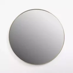Champagne Nouveau Round Wall Mirror