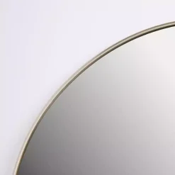 Champagne Nouveau Round Wall Mirror
