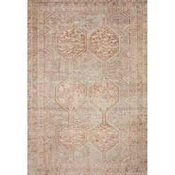 Chris Loves Julia x Loloi Jules Orange Rug, 2x9