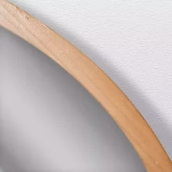 Ciarra Natural Wood Arch Wall Mirror