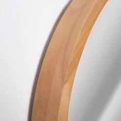 Ciarra Natural Wood Arch Wall Mirror