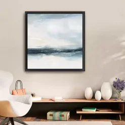 Coastal Air Framed Canvas Art Print