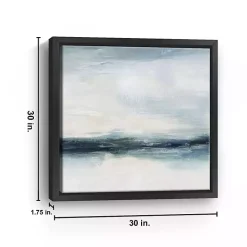 Coastal Air Framed Canvas Art Print
