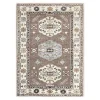 Coffee Shary Washable Area Rug, 5x7