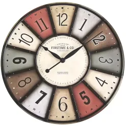 Color Motif Wall Clock