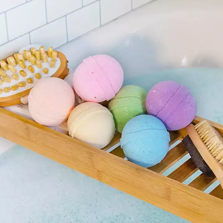 Colorful Assorted Bath Bombs, Set of 6