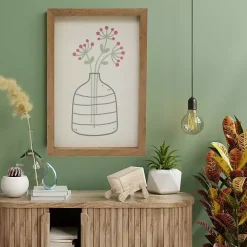 Contemporary Floral I Framed Art Print