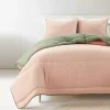 Coral & Sage Reversible 3-pc. Queen Comforter Set