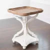 Corina Scalloped Accent Table