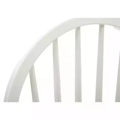 Cream & Natural Wooden Dining Chairs, Set of 2