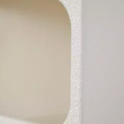 Cream Geometric Arch Wall Shelf