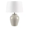 Cream Glazed Ceramic Anzio Table Lamp