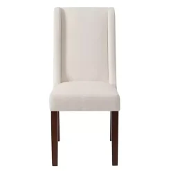 Cream Parson Dining Chairs, Set of 2