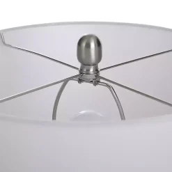 Cream Speckled Two Tone Table Lamp