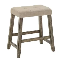 Cream Upholstered Chandler Counter Stools, Set of