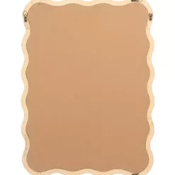 Cream Wavy Izara Wall Mirror