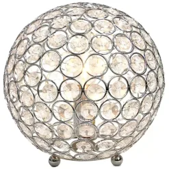 Crystal Ball Sequin Table Lamp
