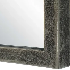 Dark Bronze Arched Scallop Edge Wall Mirror