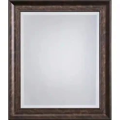 Dark Bronze Rectangular Frame Wall Mirror