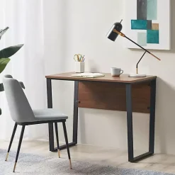 Dark Coffee Wood Computer Desk