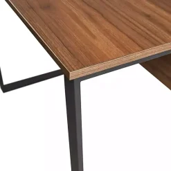 Dark Coffee Wood Computer Desk