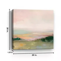 Dark Glowing Valley Canvas Art Print, 20x20 in.