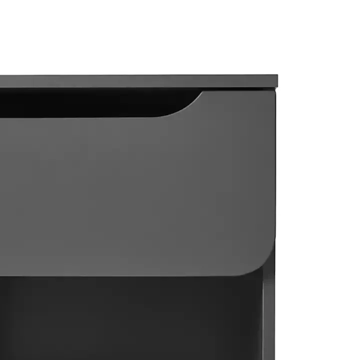 Dark Gray Stanley Single Drawer Nightstand