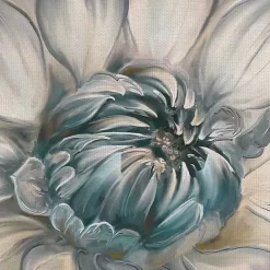 Daytime Blue Dahlia Canvas Art Prints, Set of 2