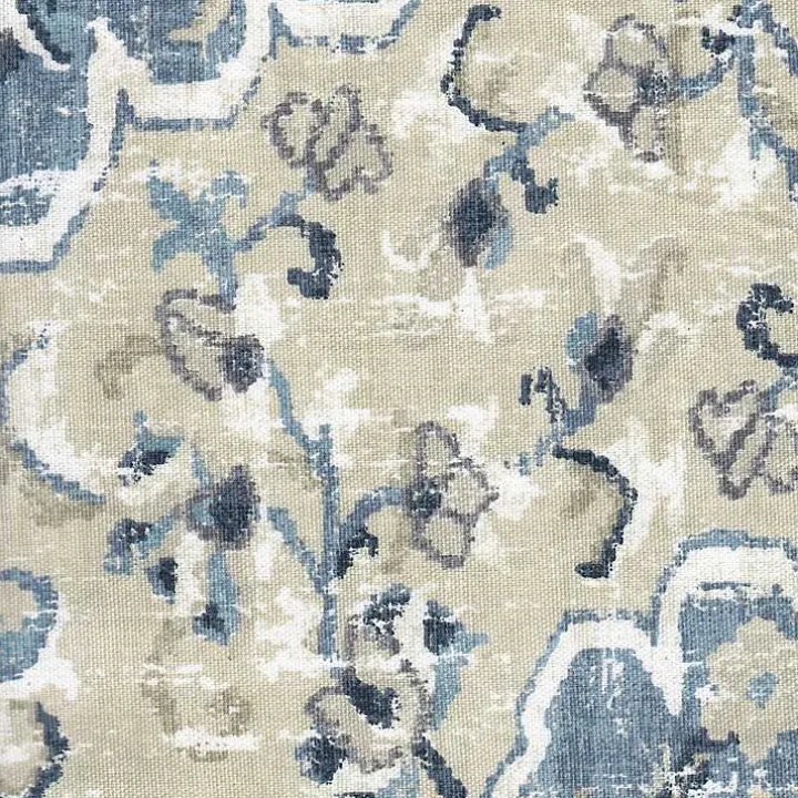 Decorative Antique Blue Storage Bench