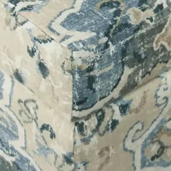 Decorative Antique Blue Storage Bench