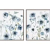 Deep in Blue I & II Canvas Art Prints, Set of 2