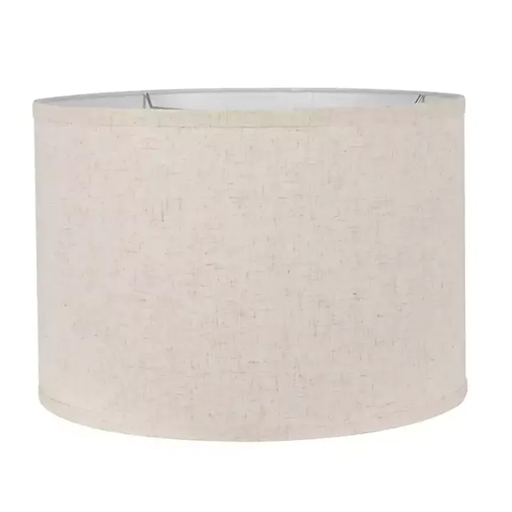 Distressed Cream Textured Table Lamps, Set of 2