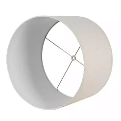 Distressed Cream Textured Table Lamps, Set of 2