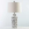 Distressed Fluted Tuscany Table Lamp