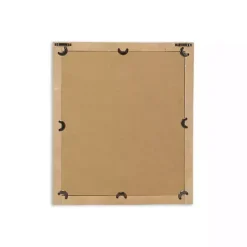 Distressed Natural Wood Rectangle Wall Mirror