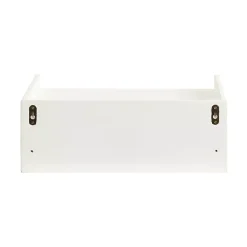 Distressed White Drawer Kitt Floating Side Table