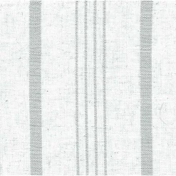 Dove Gray Striped Upholstered Bar Stool