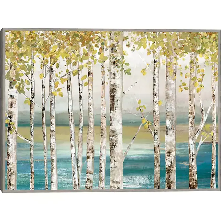 Down by The River Framed Canvas Art Print