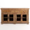 Easton Mango Wood 4-Door Cabinet
