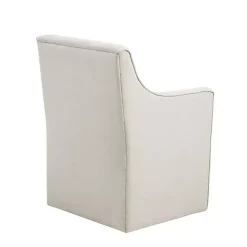 Elaine Cream Upholstered Skirted Dining Chair