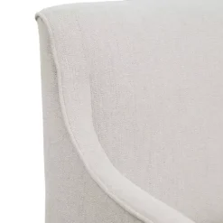 Elaine Cream Upholstered Skirted Dining Chair