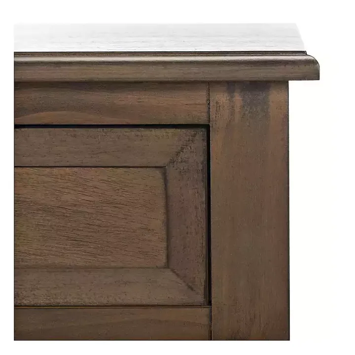 Emory Natural Single Drawer Accent Table