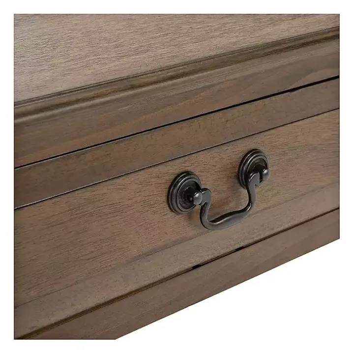 Emory Natural Single Drawer Accent Table