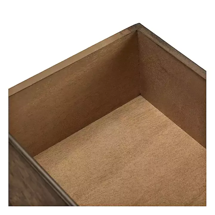 Emory Natural Single Drawer Accent Table