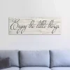 Enjoy the Little Things Canvas Art Print, 36x12