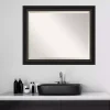 Espresso Bronze Frame Beveled Mirror