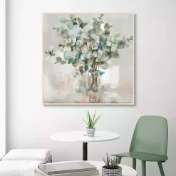 Essential Greens II Framed Canvas Print, 35x35 in.