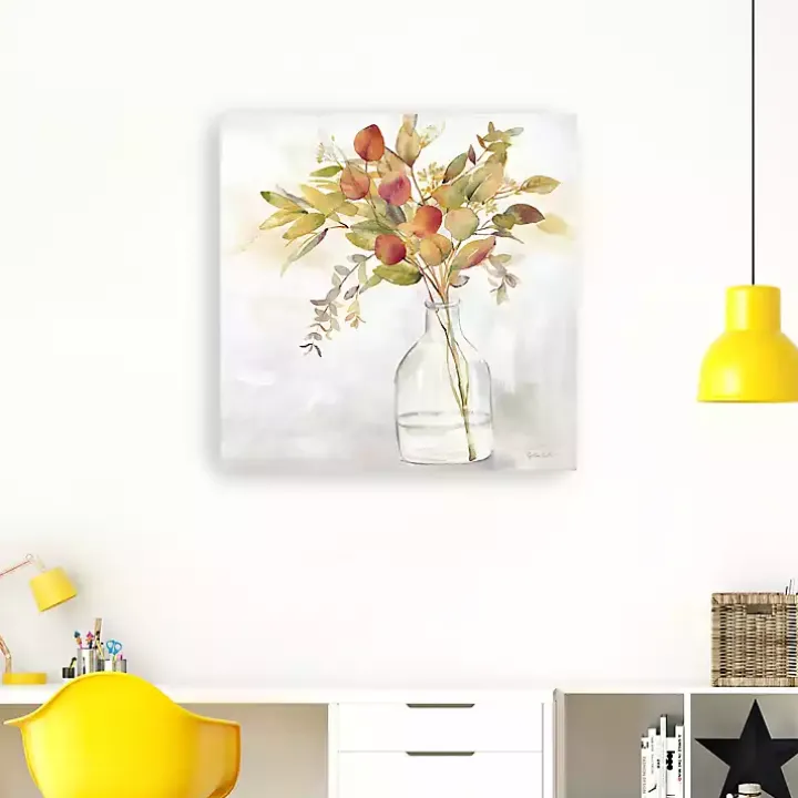 Eucalyptus Vase Spice I Canvas Art Print