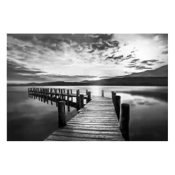 Evening Dock Canvas Art Print